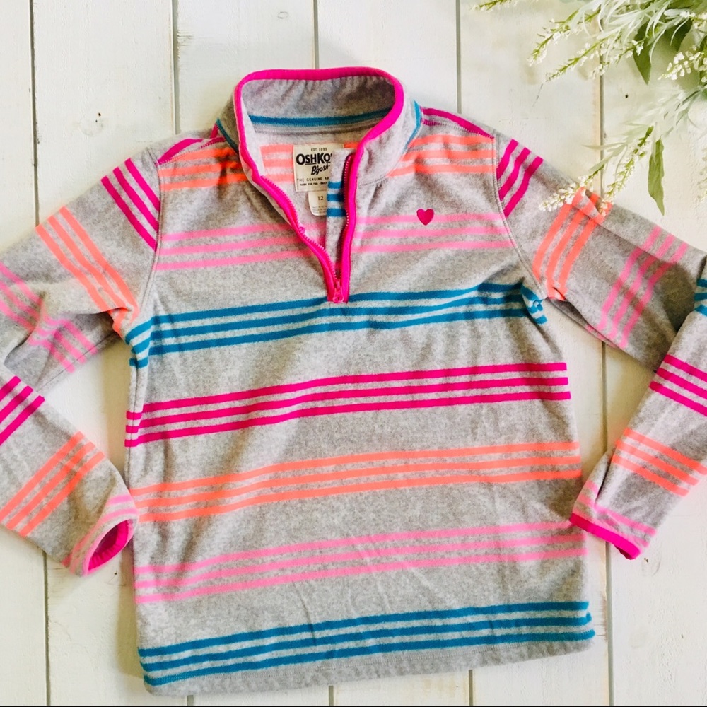 Osh Kosh girls 12 pullover fleece